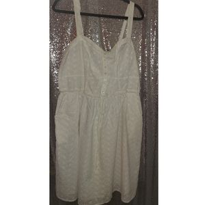 Plus Sized Spaghetti Strapped Lace Summer Dress